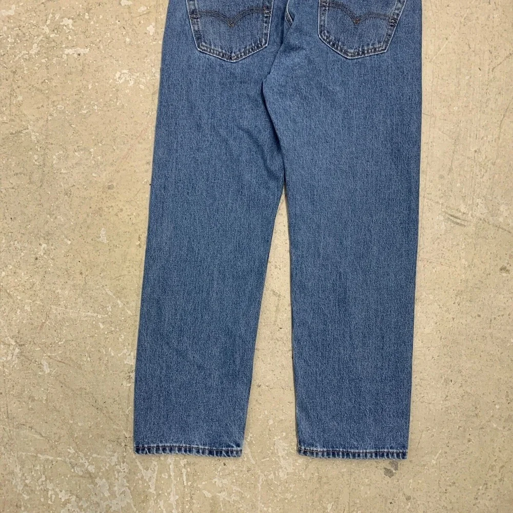 Levis 505 Jeans Mens 34x29 Pants Blue Straight Leg Medium Wash Denim Fits 36x29